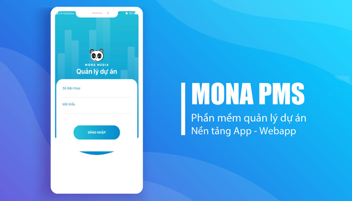 Ứng dụng quản lý công việc - dự án của Mona Media