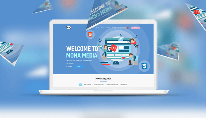 công ty thiết kế website trọn gói Mona Media