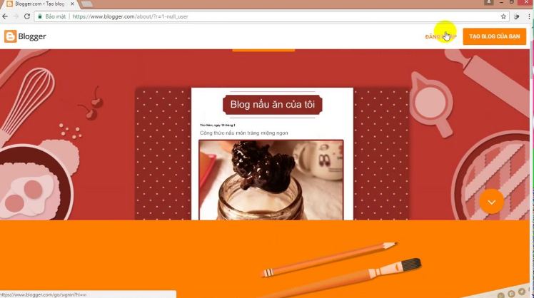 Tạo blog cá nhân với Blogger