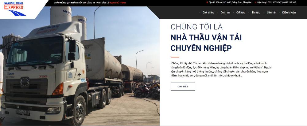 Đơn vị dịch vụ vận tải Bắc Nam Nam Phú Thịnh Express