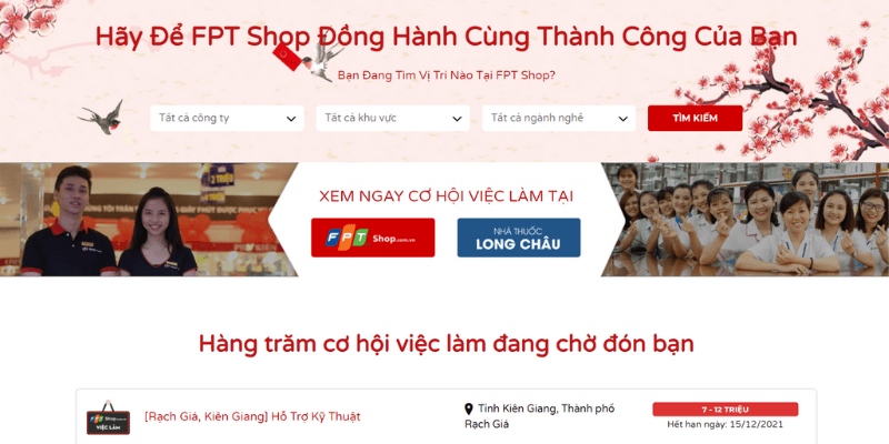 thiết kế website tuyển dụng của riêng doanh nghiệp