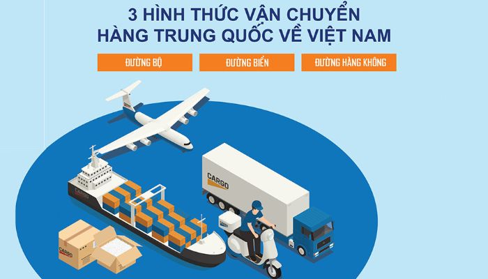 Các hình thức nhập vận chuyển hàng chính ngạch Trung Quốc