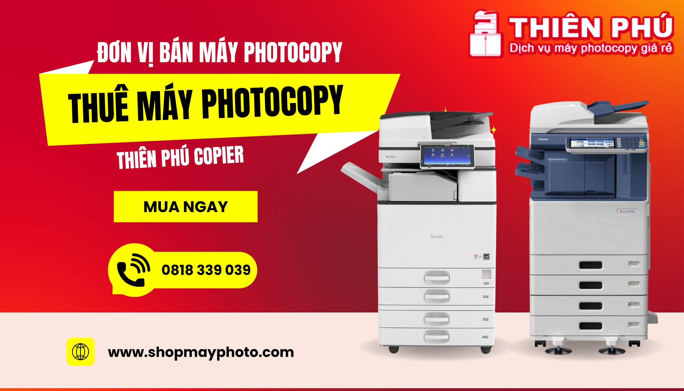 Mua máy photocopy tại Thiên Phú Copier