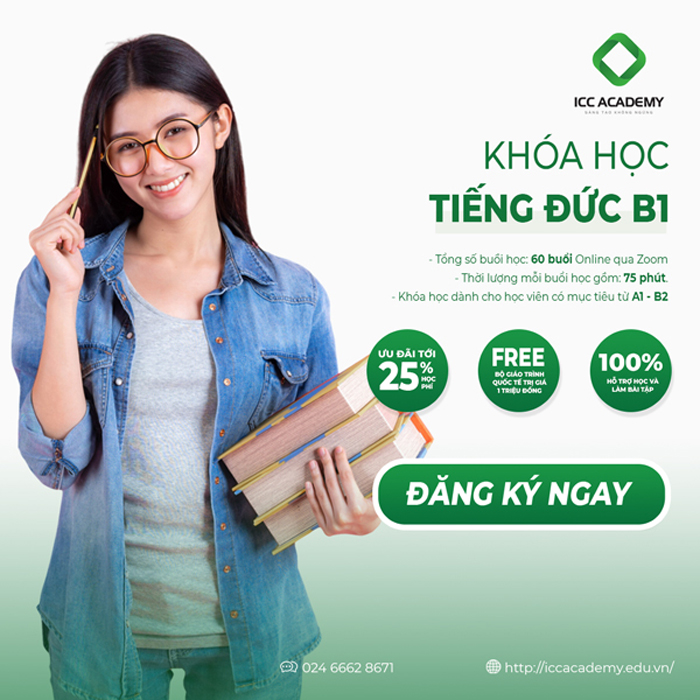 Học tiếng Đức B1 Online tại ICC Academy