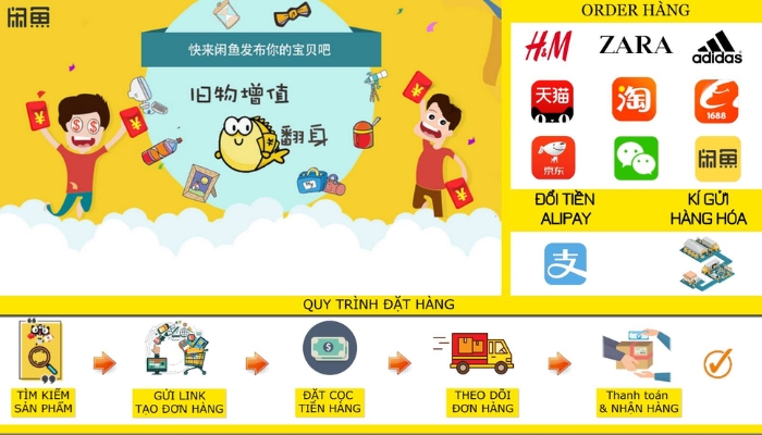 Kinh nghiệm mua hàng trên Xianyu, 2 taobao không qua trung gian