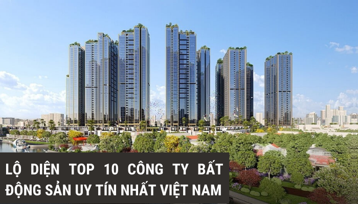 Lộ diện top 10 Công ty bất động sản uy tín nhất Việt Nam