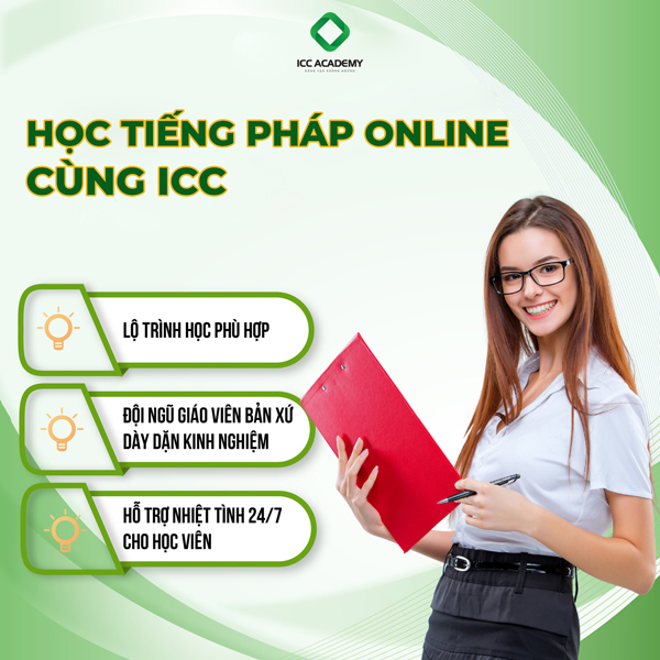 Đăng ký khóa học tiếng pháp ở  trung tâm