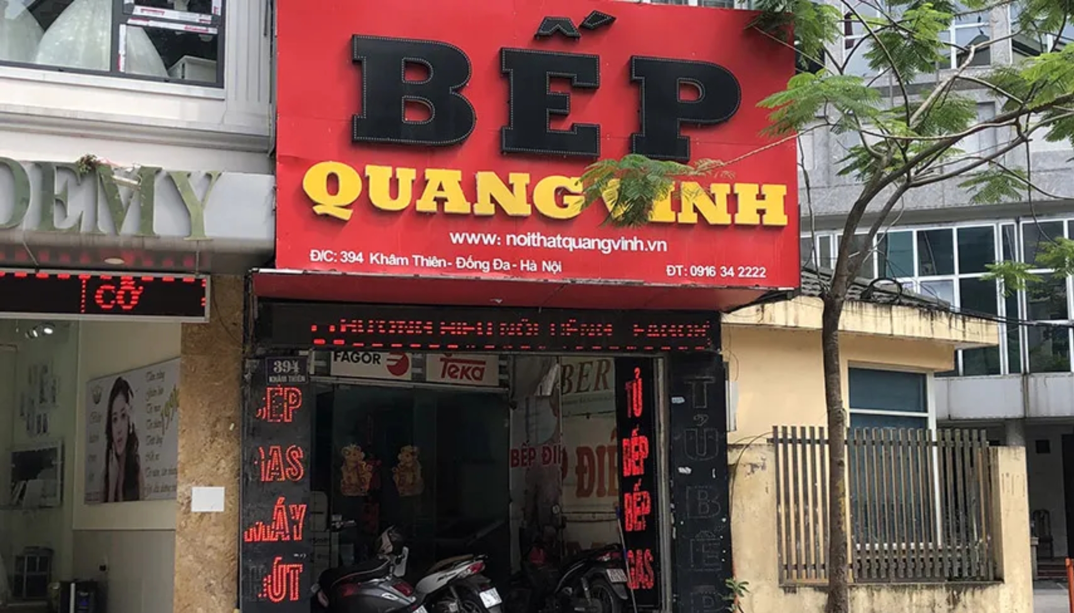 Cửa hàng bếp gas Quang Vinh