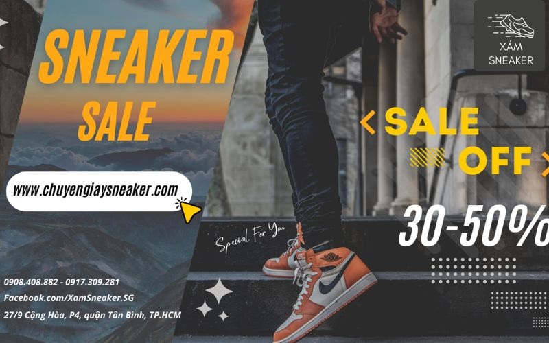 shop xám sneaker