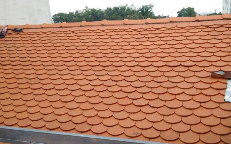 mái nhà lợp ngói vảy cá