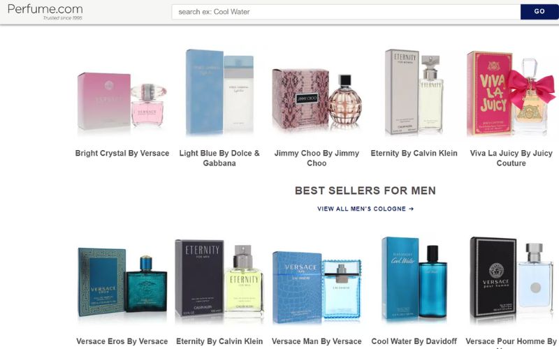 Perfume.com website bán nước hoa uy tín