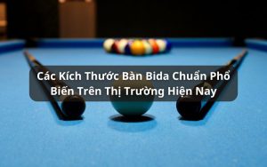 kích thước bàn bida