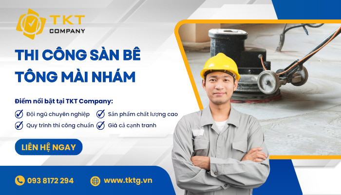 dịch vụ mài sàn bê tông TKT Company