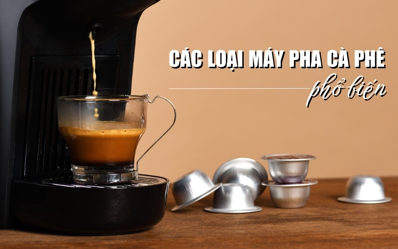 các loại máy pha cà phê phổ biến