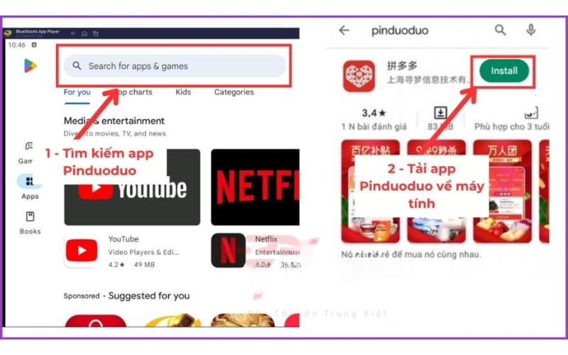 tìm ứng dụng