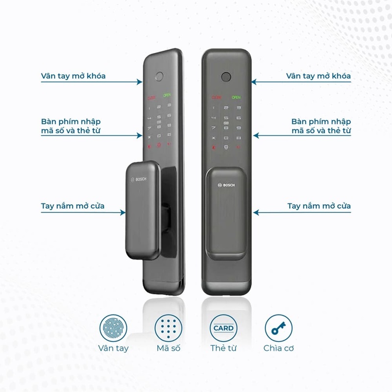 Khóa vân tay cao cấp Bosch EL500 EU