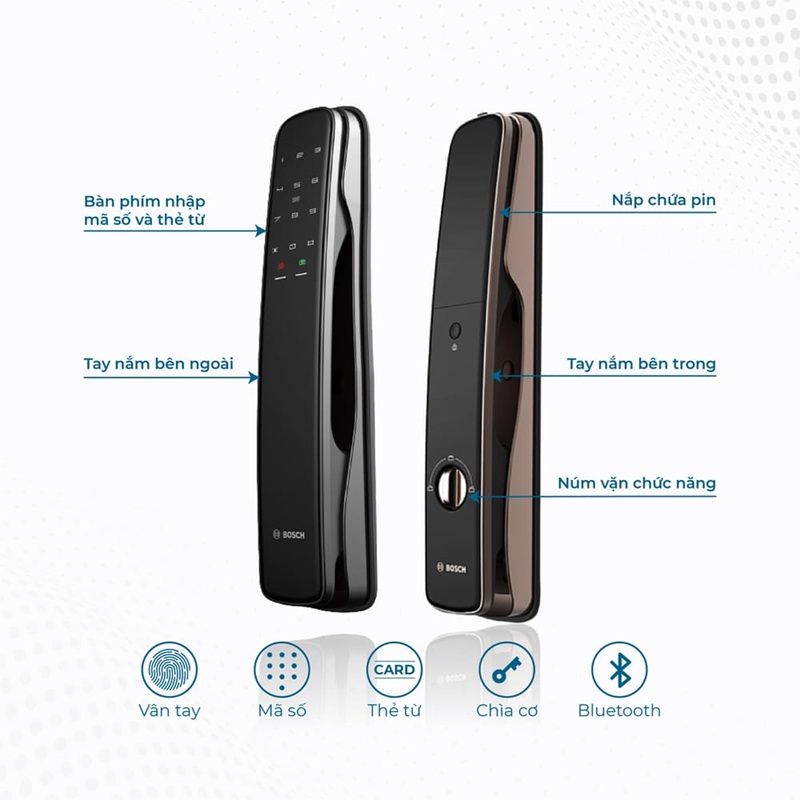 Khóa vân tay cao cấp Bosch EL800X EU